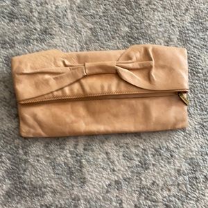 Blush colored Hobo Clutch